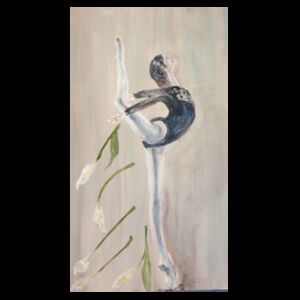 I dance - AS Colour Womens Crop Tee Design