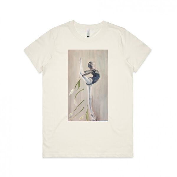 I dance - AS Colour Womens Maple Organic Tee Thumbnail