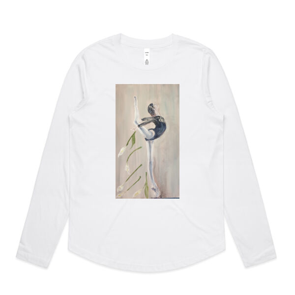 I dance - AS Colour Womens Curve Longsleeve Tee Thumbnail