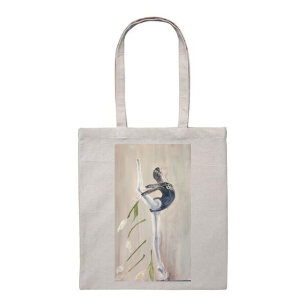 I dance - Heavy Duty Canvas Tote Bag Thumbnail