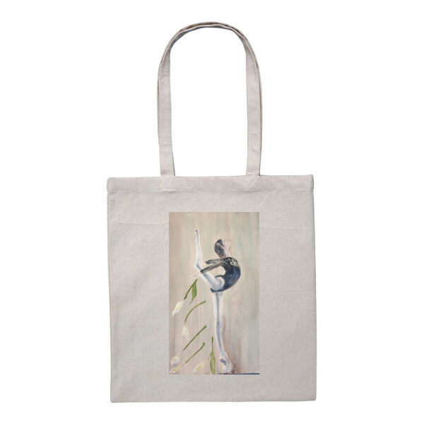I dance - Heavy Duty Canvas Tote with Gusset  Thumbnail