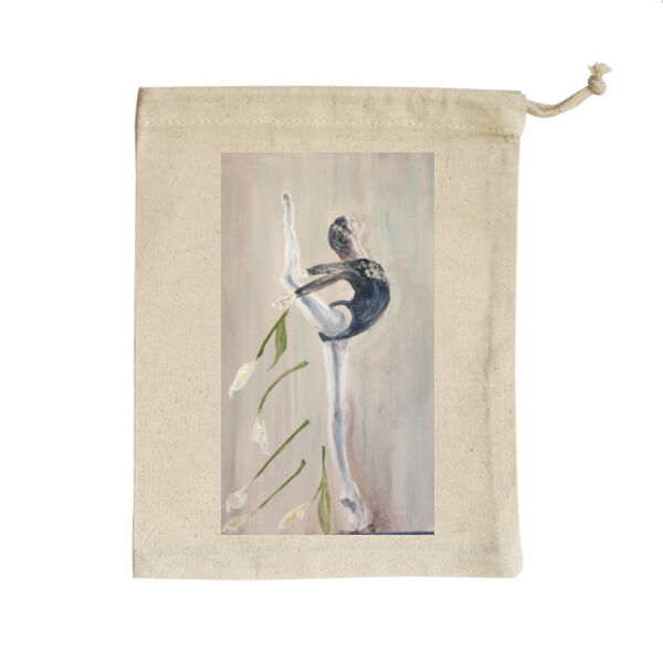 I dance - Small Calico Bag Thumbnail