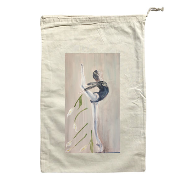 I dance - Large Calico Bag Thumbnail