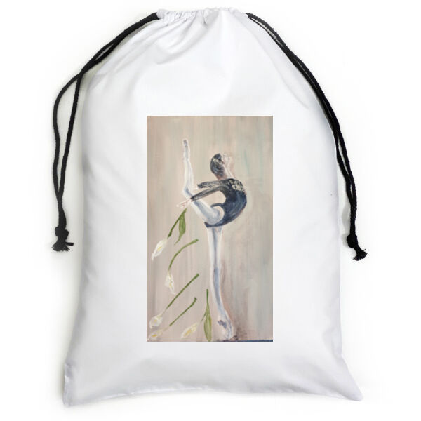 I dance - Large White Canvas Santa Sack Thumbnail